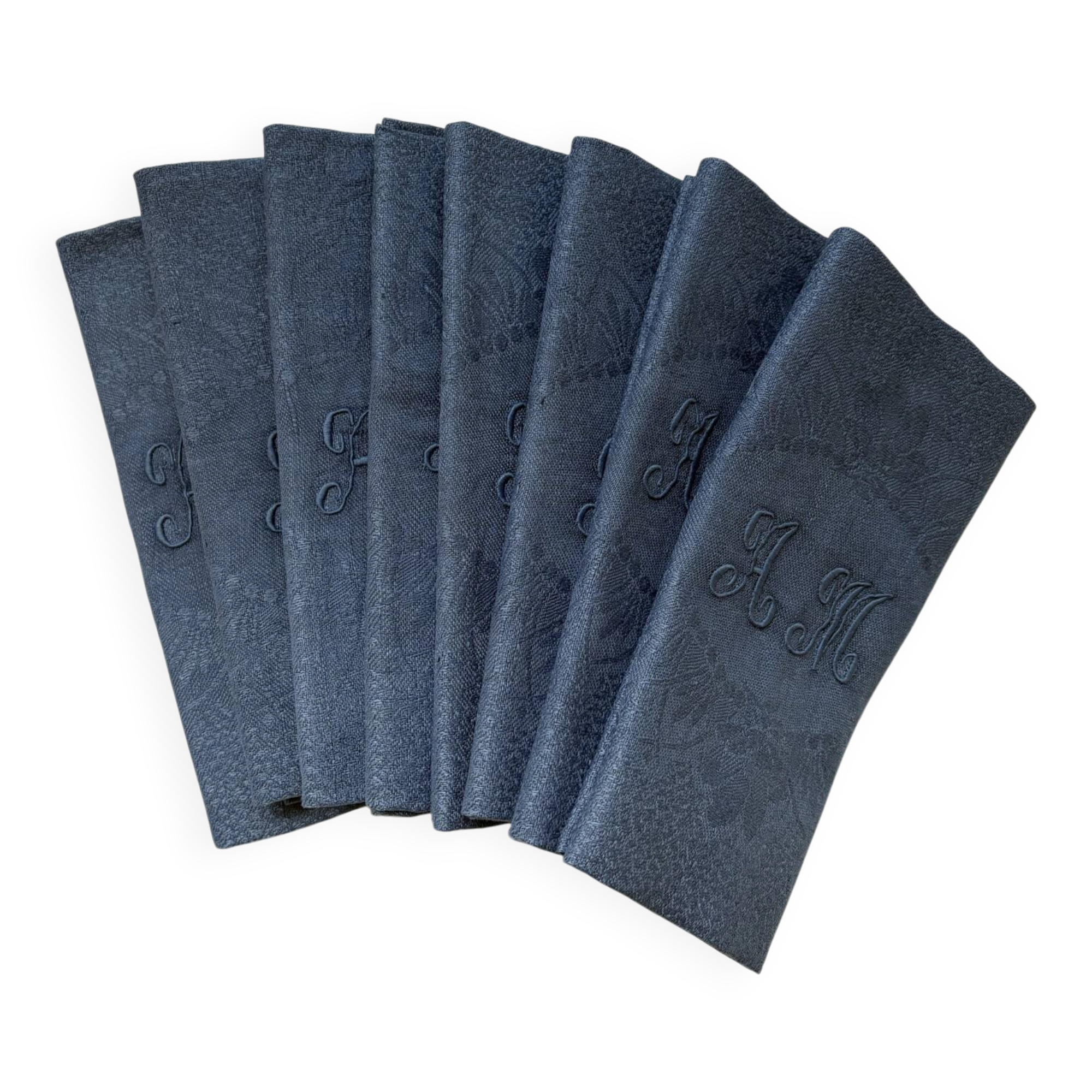 Antique monogrammed table napkins
