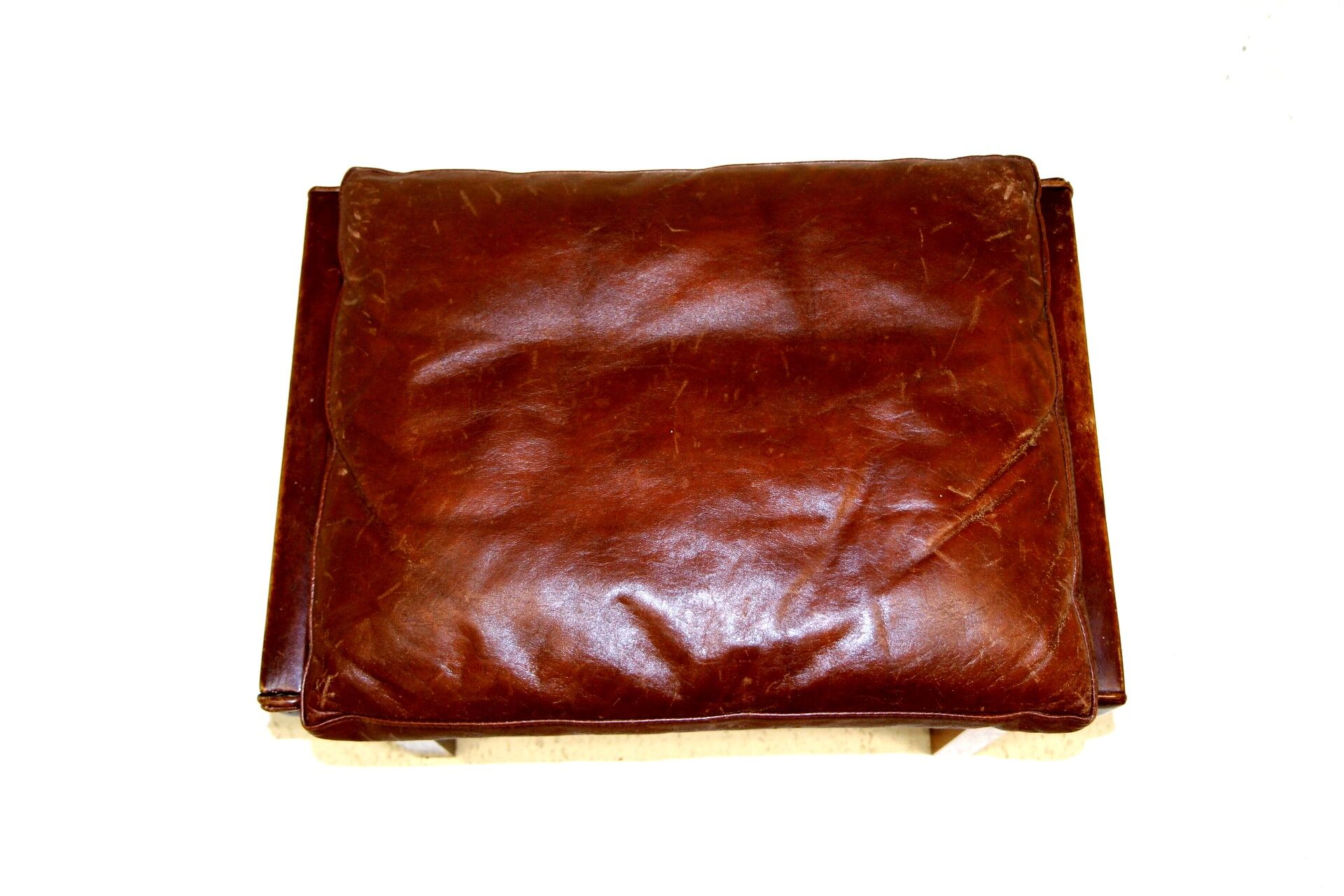Scandinavian leather armchair, Denmark, 1960