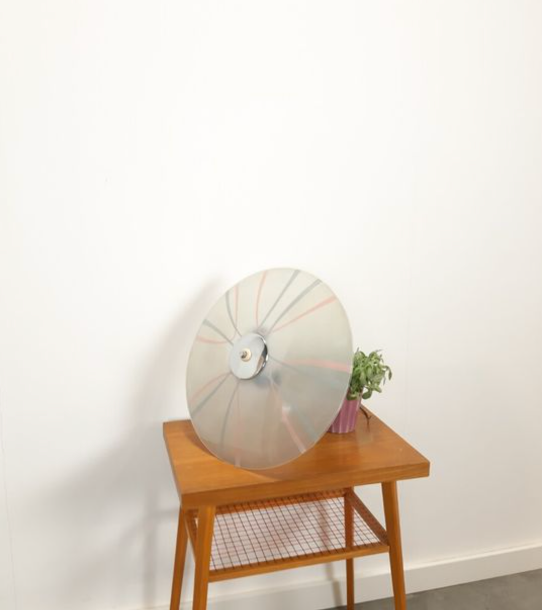 Suspension lamp vintage design glass Zukov