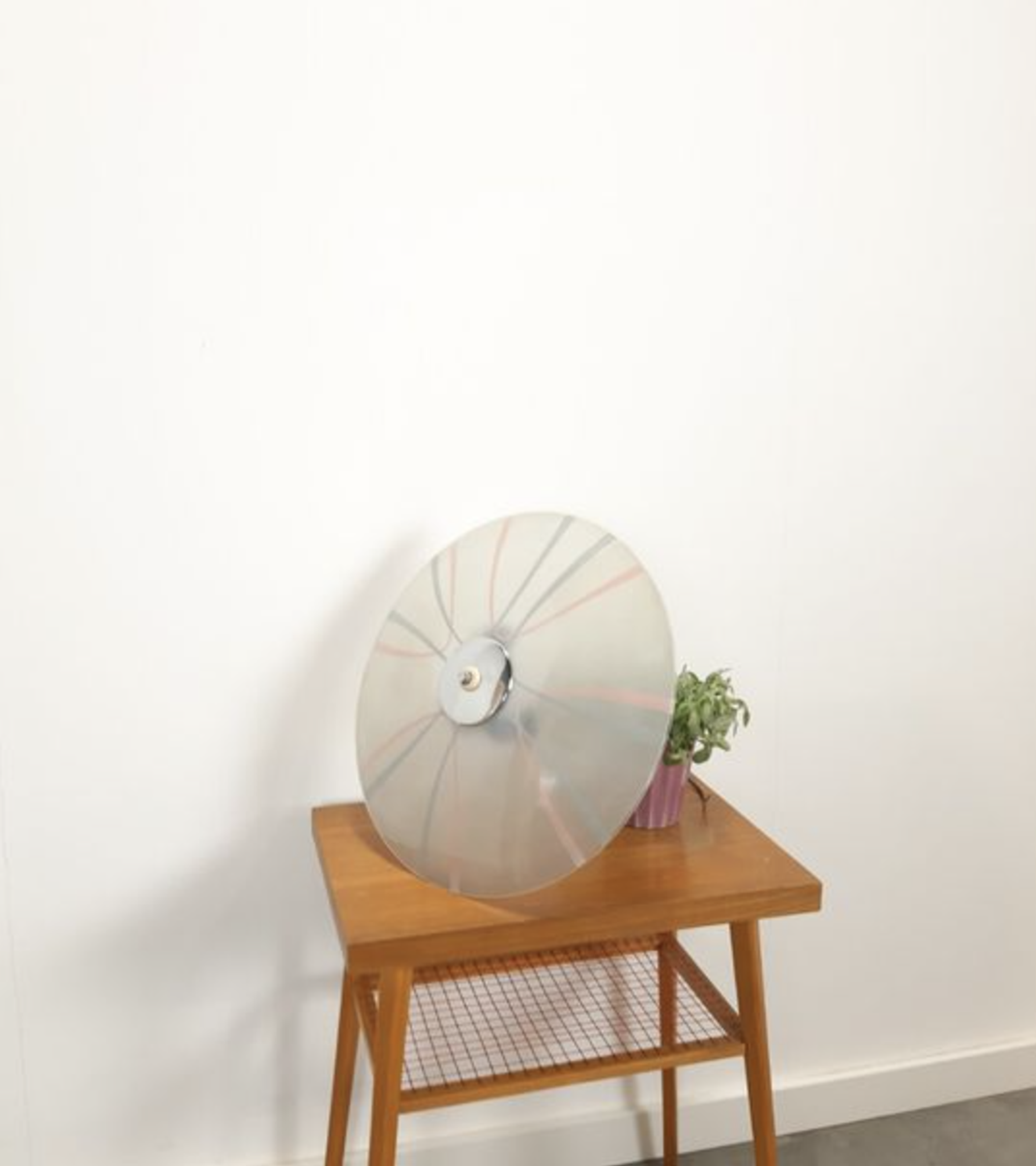 Suspension lamp vintage design glass Zukov