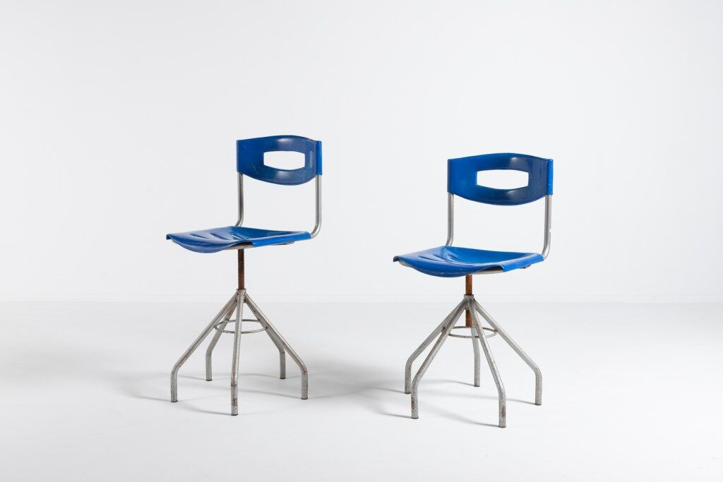 Vintage industrial stool