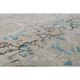 1970s Vintage Persian Handmade Wool Cotton Blue Area Rug 298x384