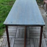 Folding industrial table