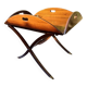 Red mahogany boat table - yacht