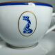 Set of 5 vintage Bernardaud Limoges porcelain cups