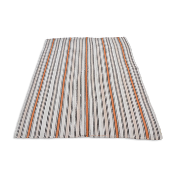 Tapis Kilim vintage rayé coloré Hmep SKU 3666