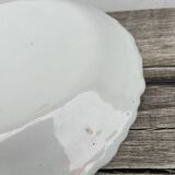 Decorative plate dog Moustiers 18th