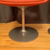 Pair of "Polaris" swivel chairs, exclusive, by Eero Aarnio, Asko Export, Finland, 1970s.