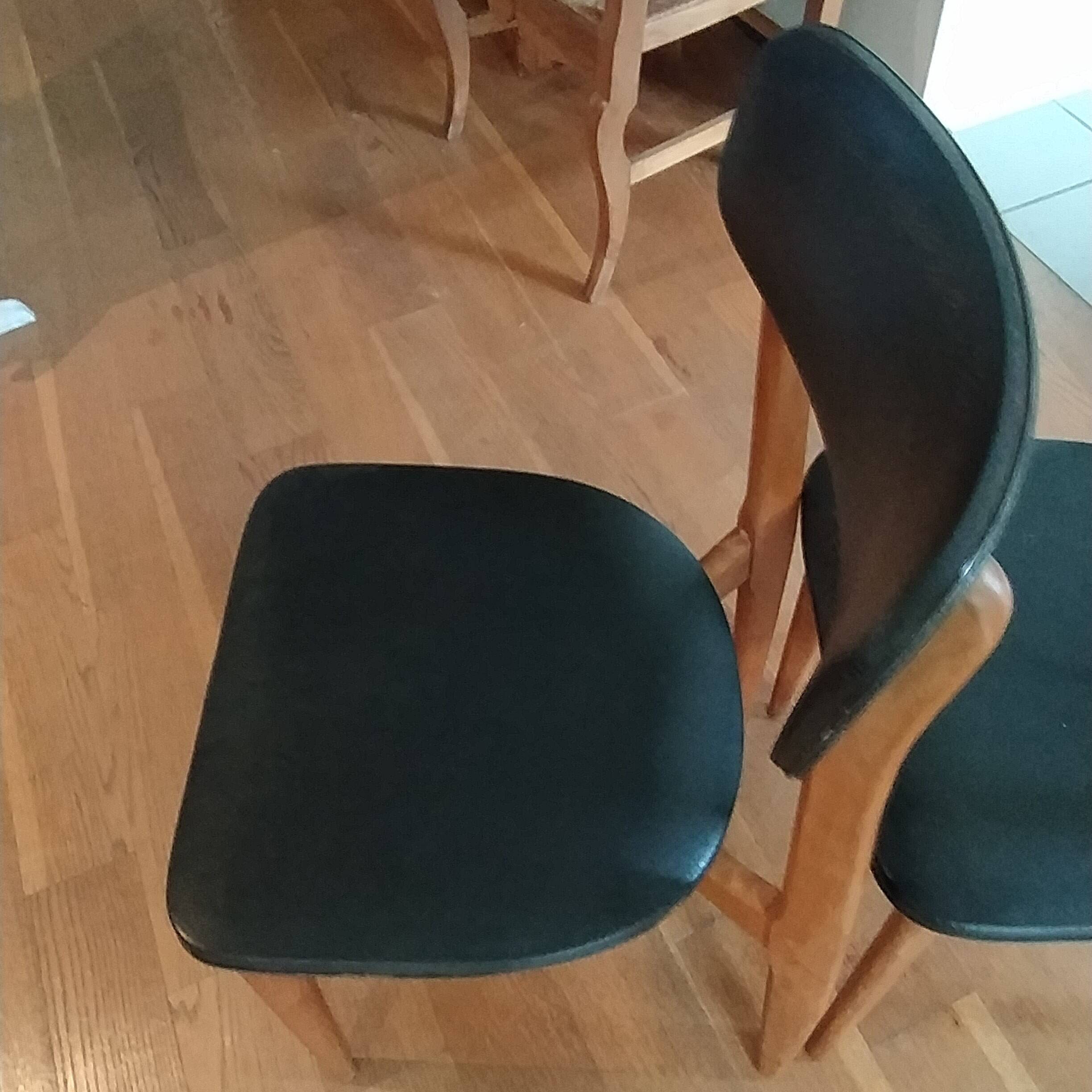 paire de chaises scandinave 1960