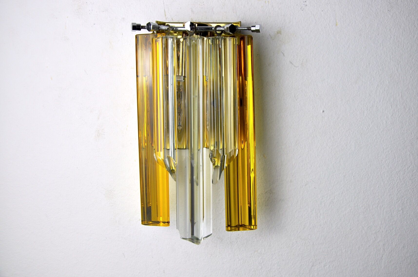 Wall lamp Venini Bicolore, Italy, 1970