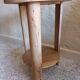 Round side table