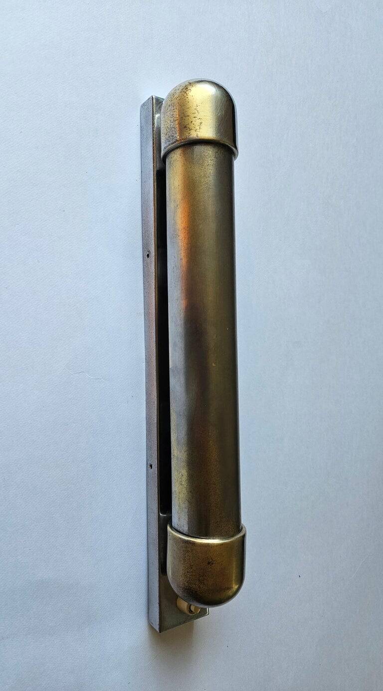 Rare Chrome Bauhaus Art Deco Wall Lamp Napako, 1940s