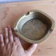 Vintage ashtray in solid brass