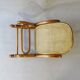 Footrest known as "Flaneuse" by Thonet, 1910 - Blond bentwood