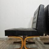 Fauteuil en cuir par Ludvik Volak