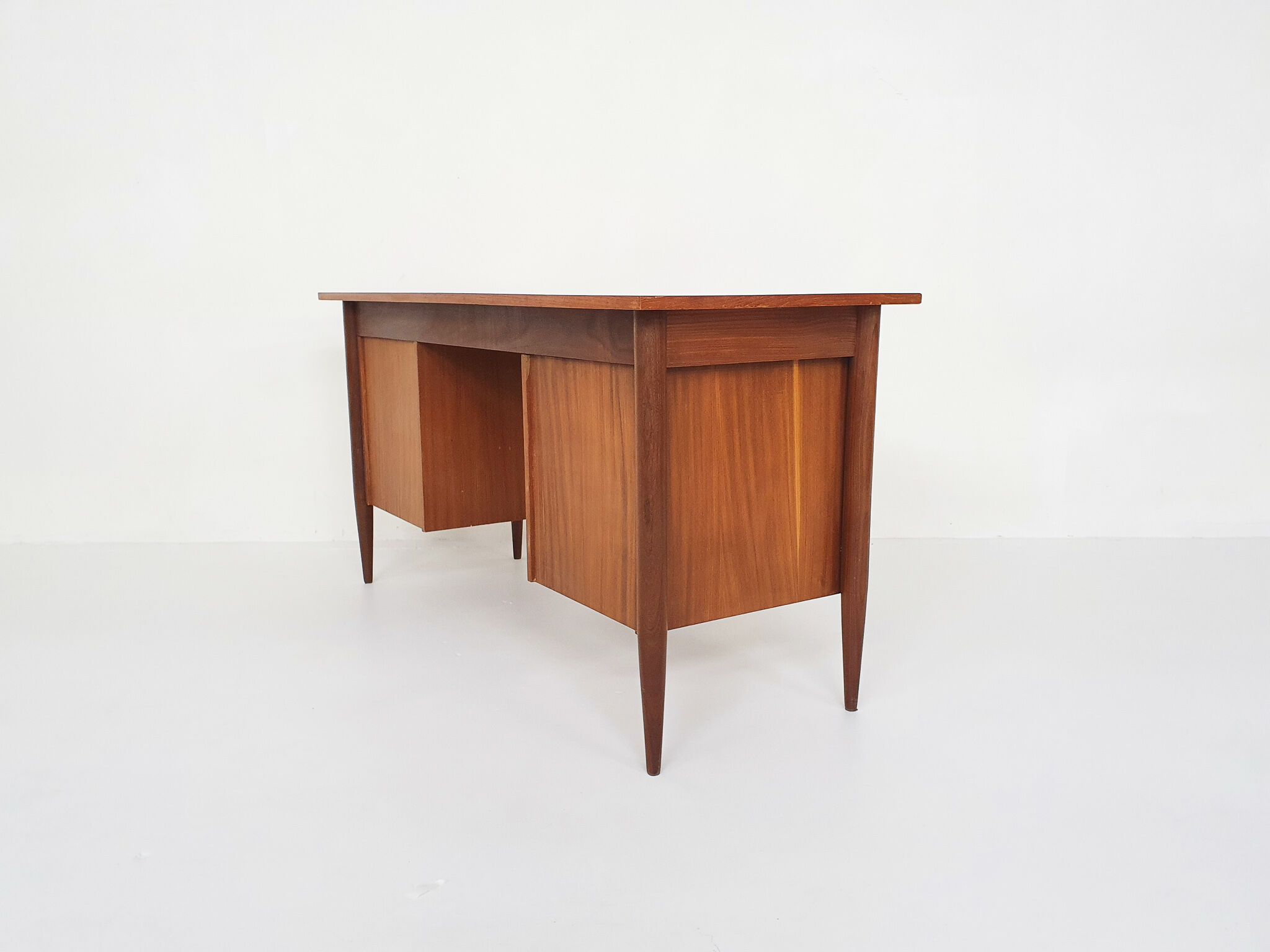Mid-century teak desk, The Netherlands 1950's