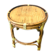 Mini table door door rotin bamboo vintage 70 crafts France