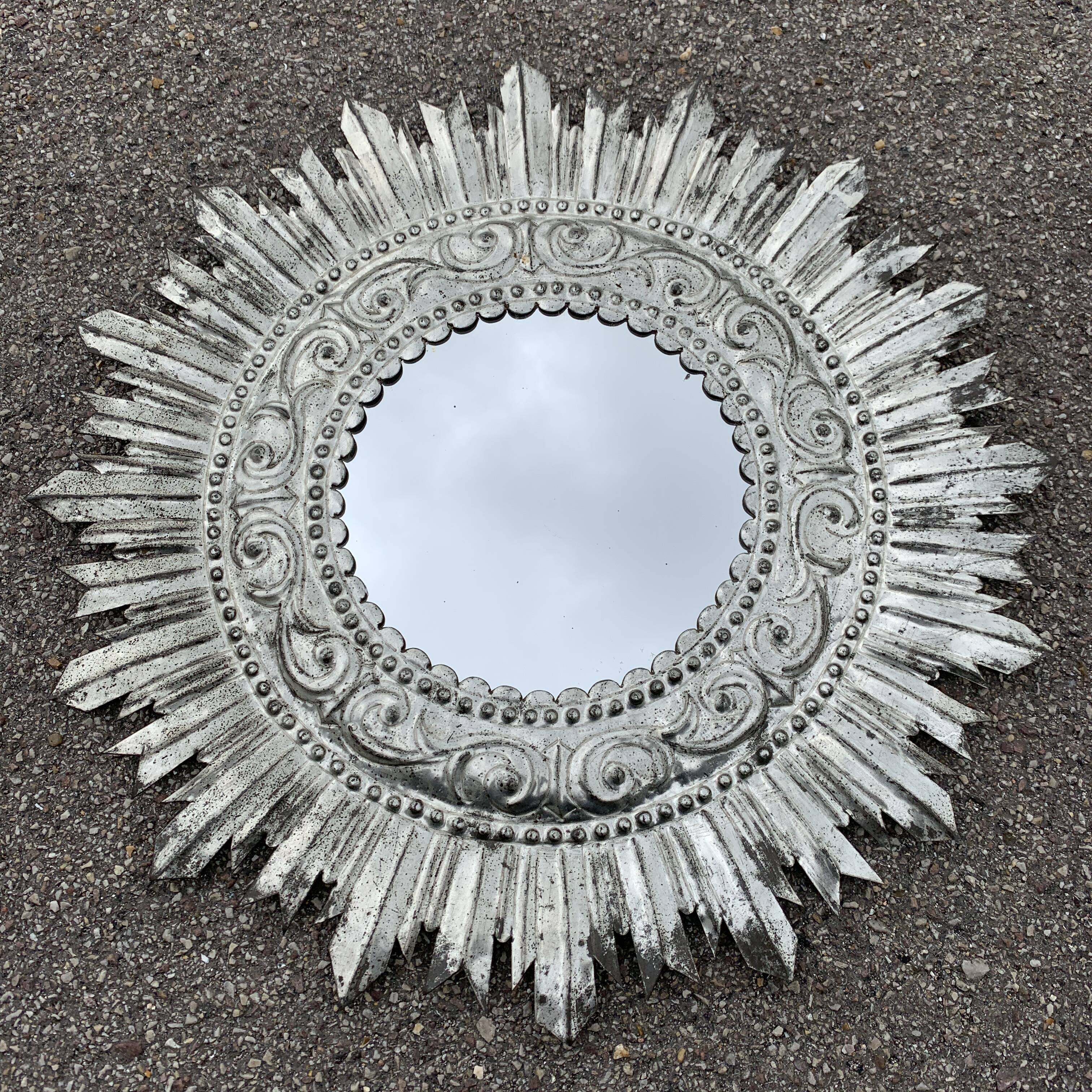Tin sun mirror - 48cm