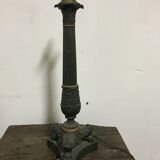Pied de lampe bronze XIXème