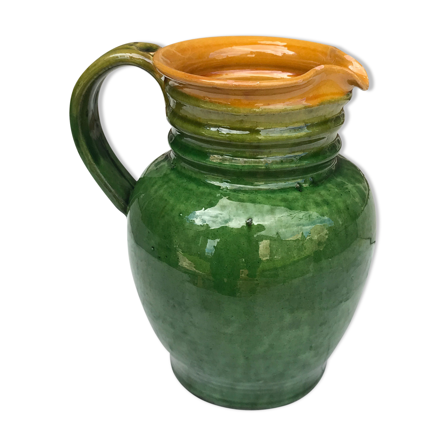 Provençal dabbling pitcher from Aubagne