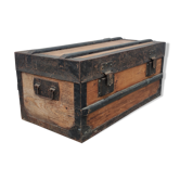 Old wooden trunk, storage chest