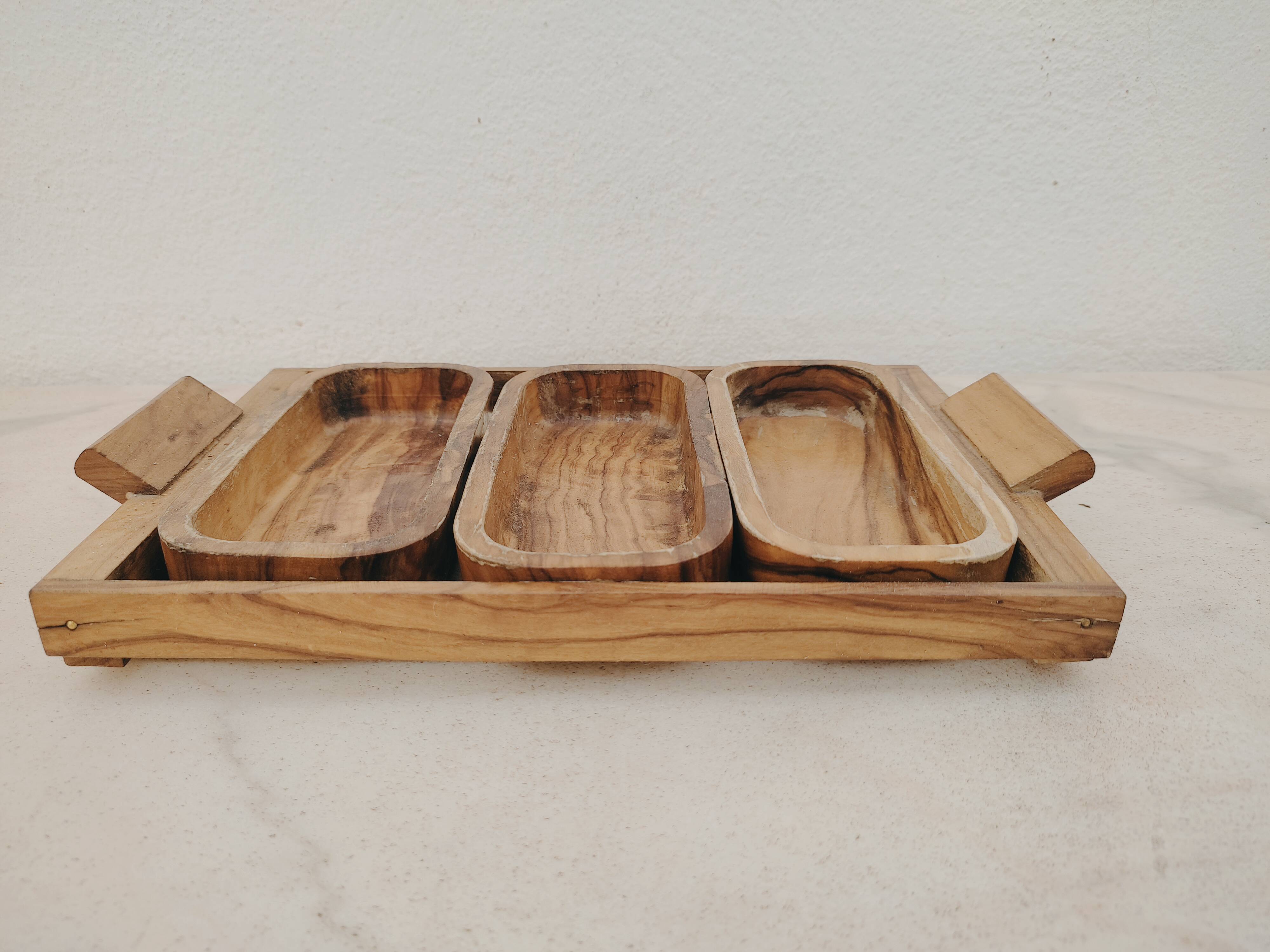 Aperitif set in Olivier