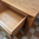 Elm bedside table Maison Regain 80s