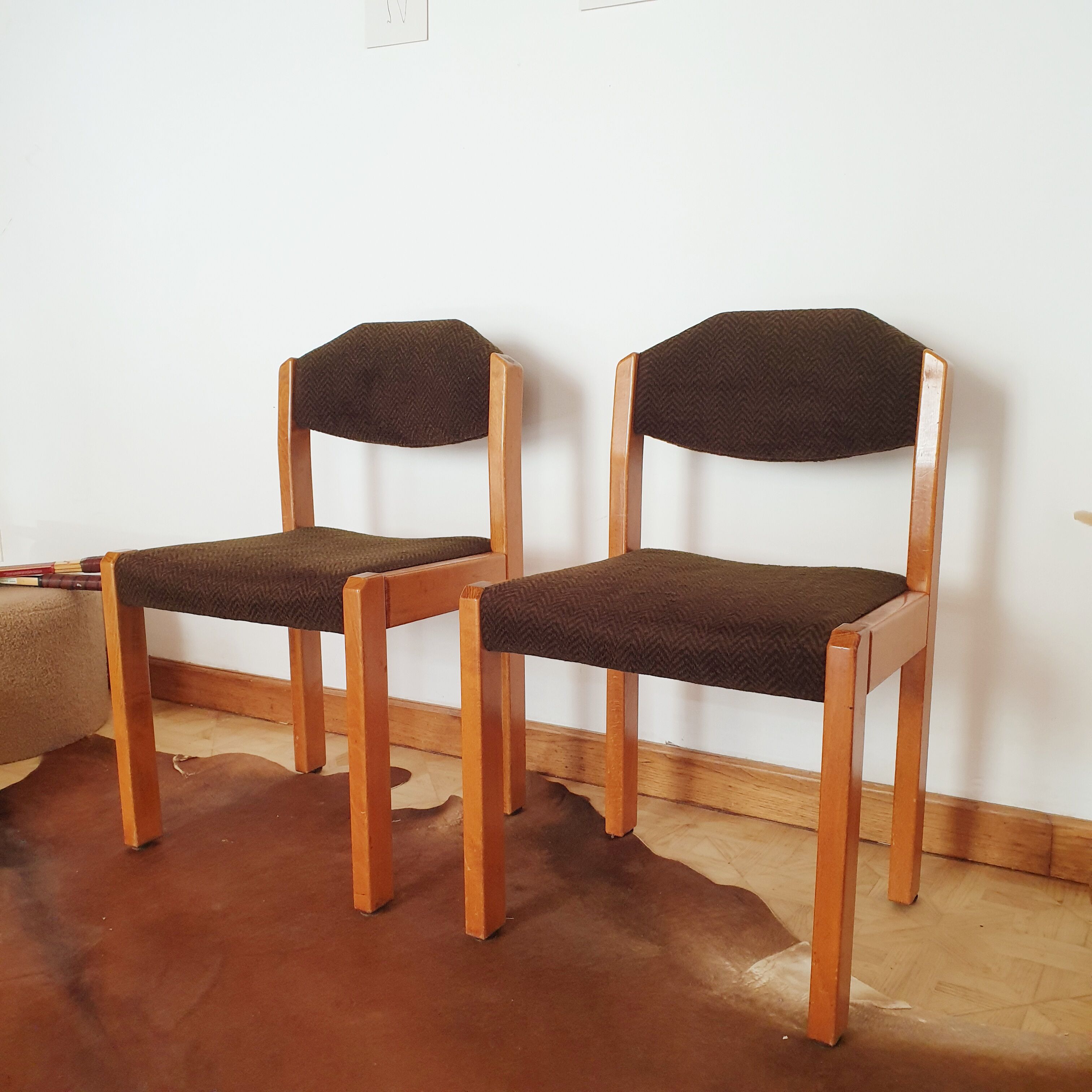 Chaises vintage Baumann années 70