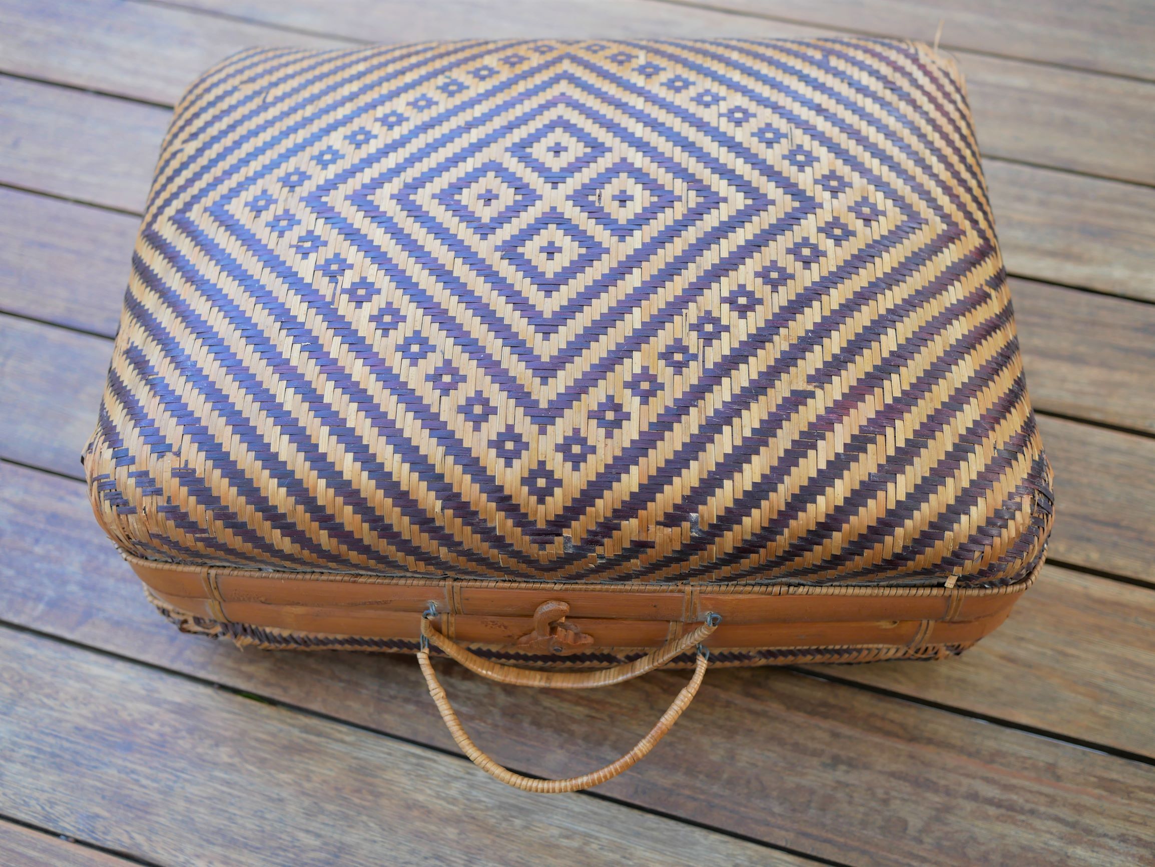 Vintage Wicker suitcase