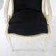 Pair of bone marquetry armchairs