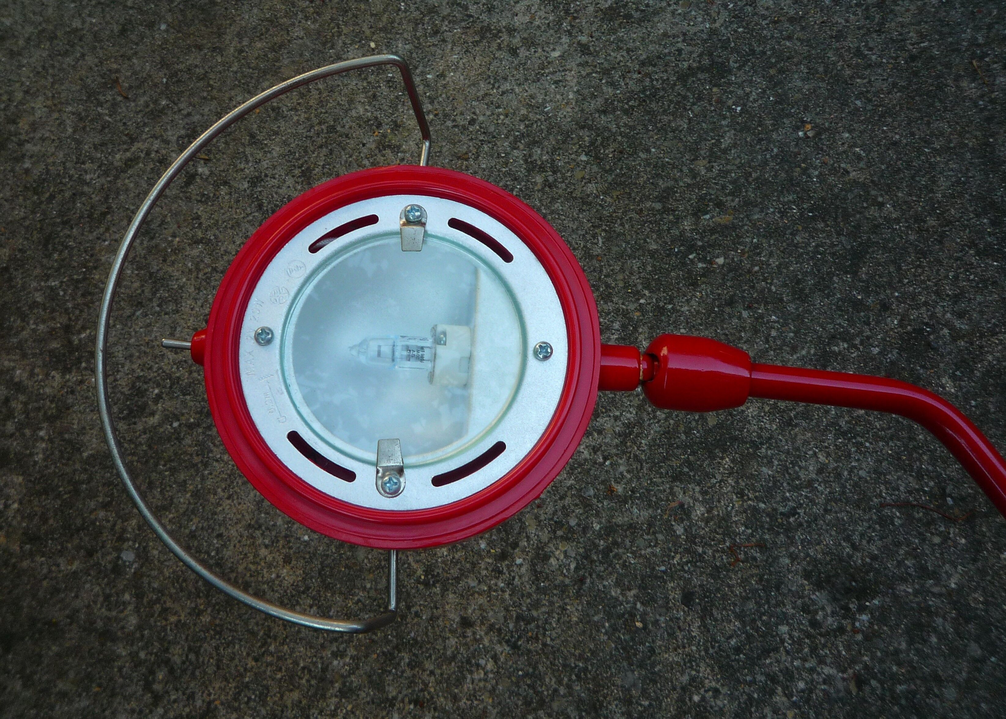 Tripod lamp with wheels Harry Allen model Kila Lamp for Ikea, 2001