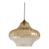 Vintage suspension in smoked glass