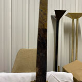 Obelisk stone brass base