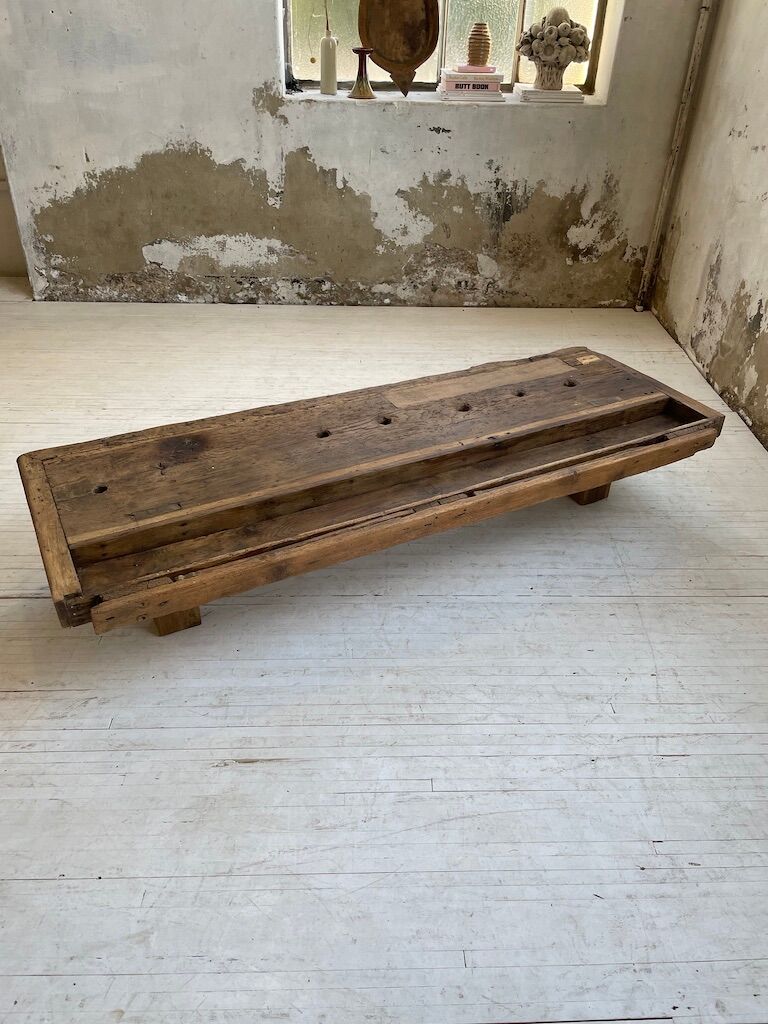 Brutally artisanal oak coffee table