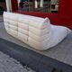 Togo beige wool sofa