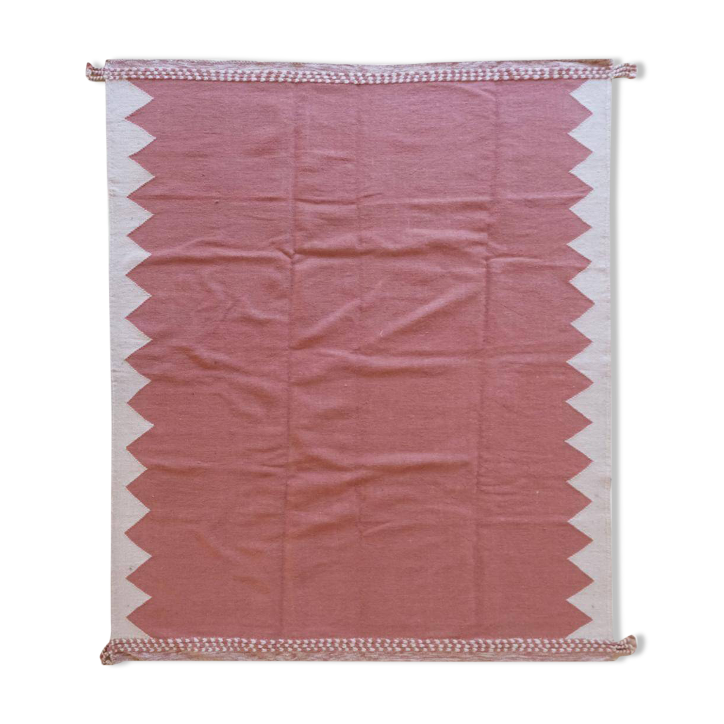 Tapis rose minimaliste
