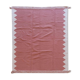 Tapis rose minimaliste