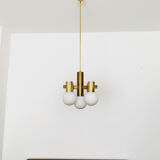Swedish brass chandelier by Hans Agne Jakobsson