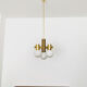Swedish brass chandelier by Hans Agne Jakobsson