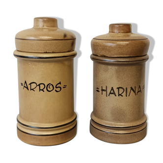 Terracotta storage pot