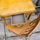 Old children's table with chair