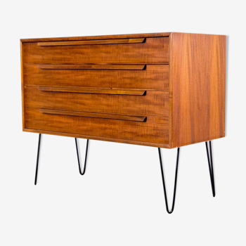 Midcentury teak chest of drawers by WK Möbel, 1960s