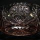 Vintage coupe in Depression Glass (Rosaline Glass)