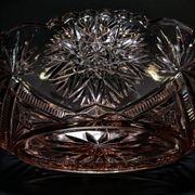 Vintage coupe in Depression Glass (Rosaline Glass)