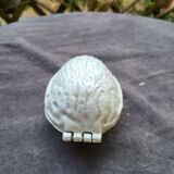 Vintage cast iron nut crate