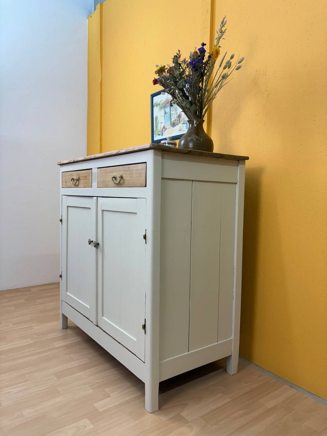 Antique wooden sideboard