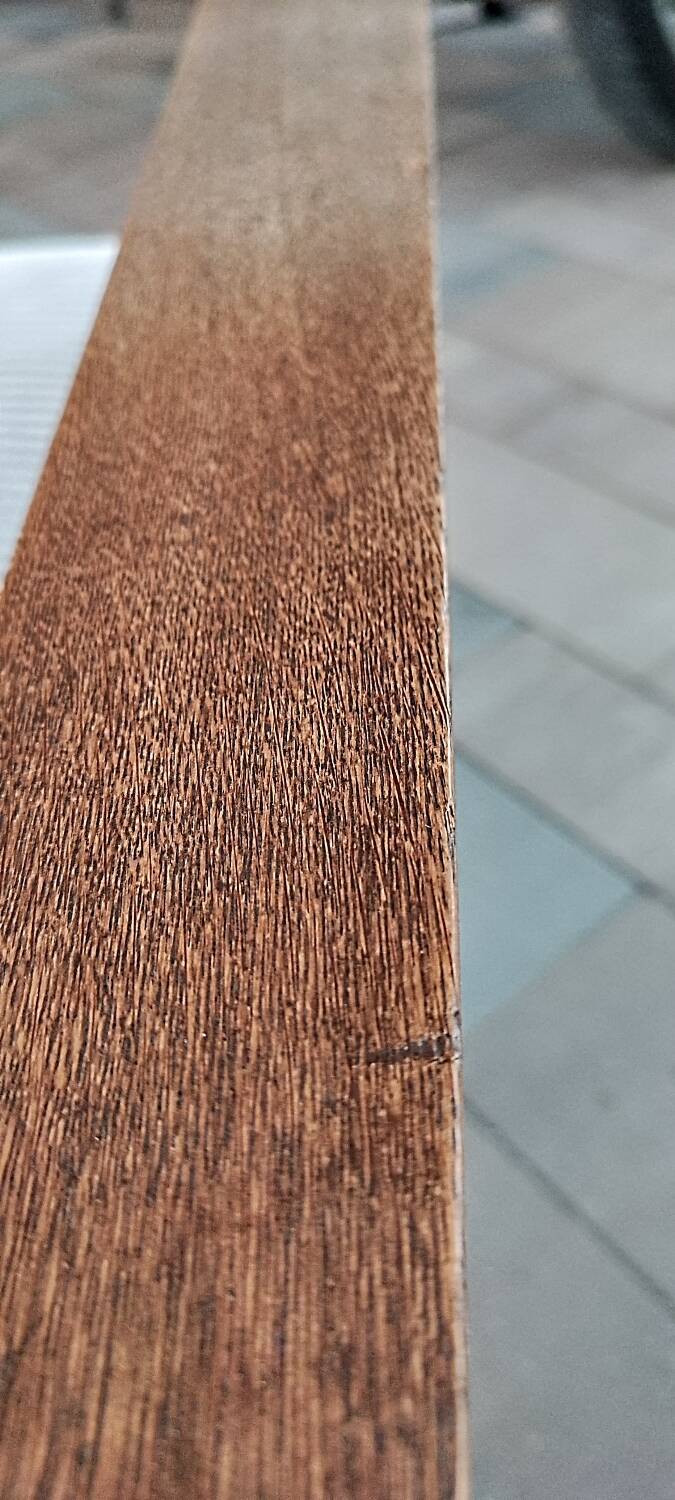 Art Deco armchair in solid oak and off-white corduroy, 1950s