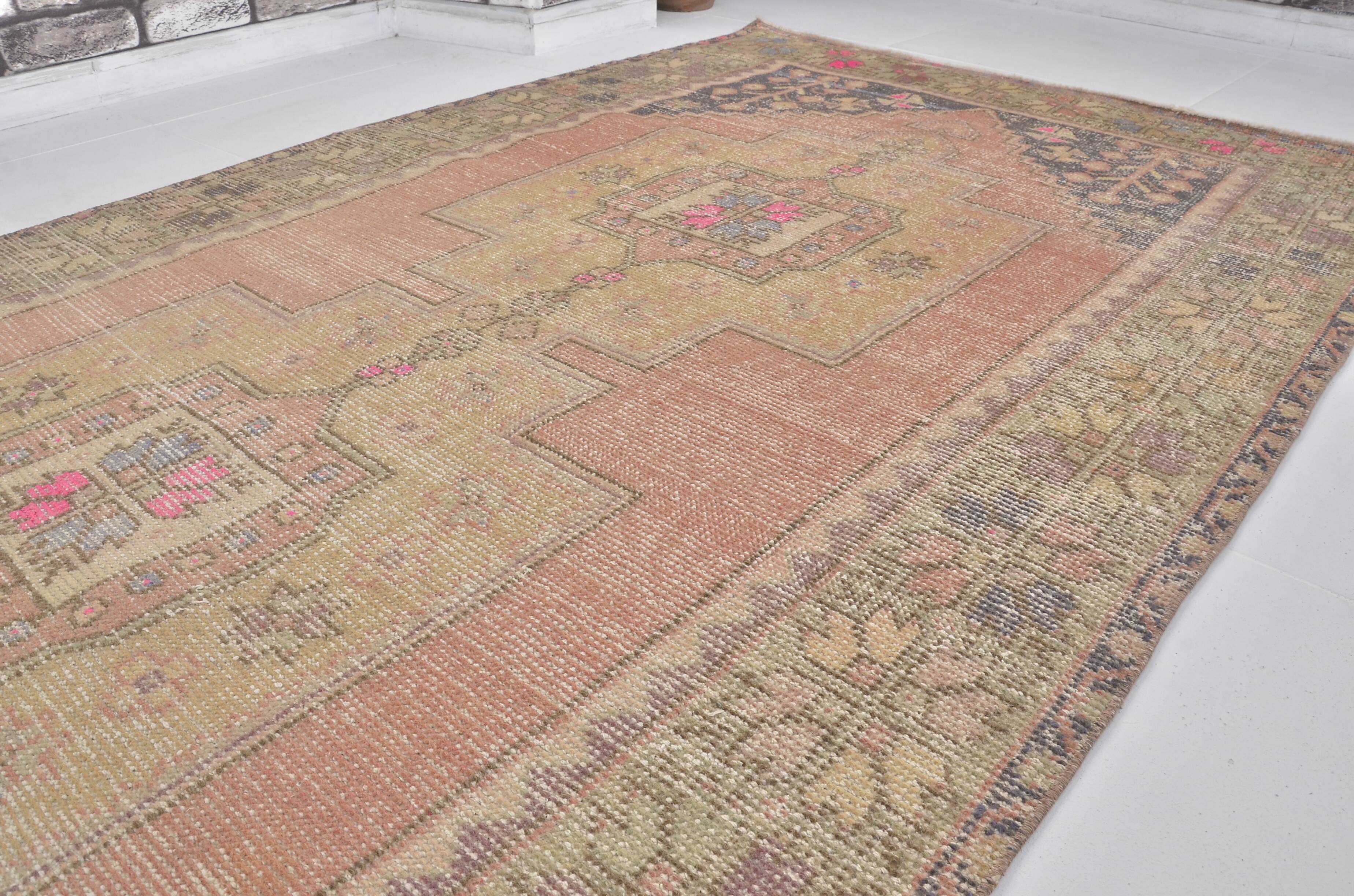 Floor Oushak Vintage Handmade Rug