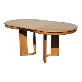 Table à manger extensible danoise - Table à manger postmoderne - Années 80