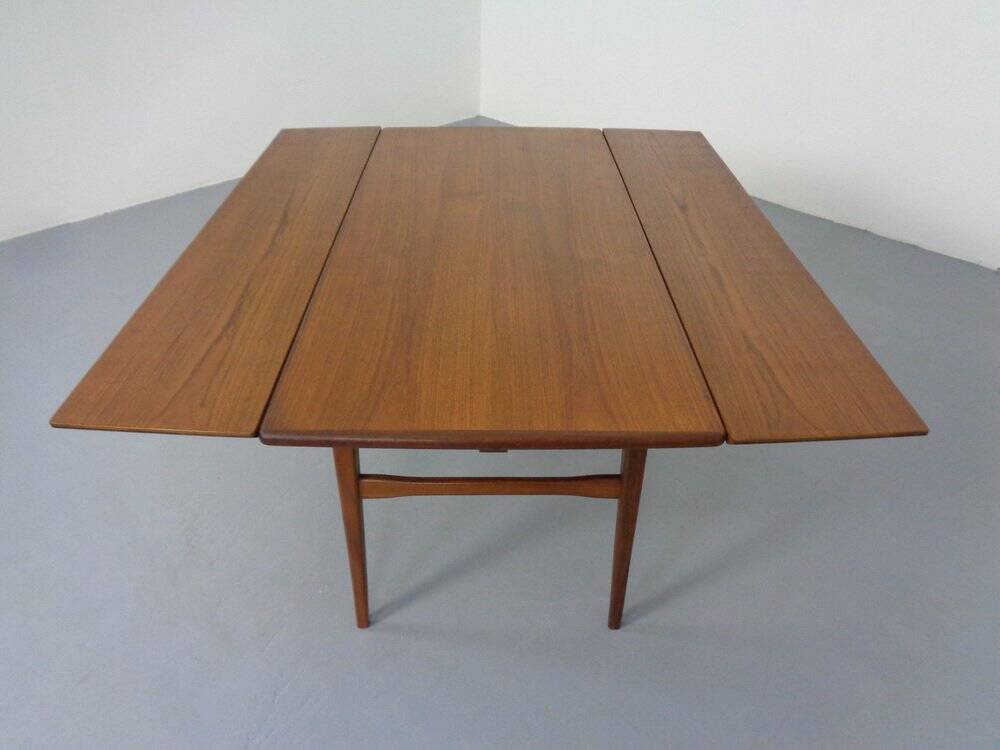 Teak dining or coffee table, Denmark, 1960s